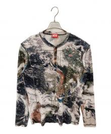 DIESEL（ディーゼル）の古着「長袖カットソー」｜オリーブ