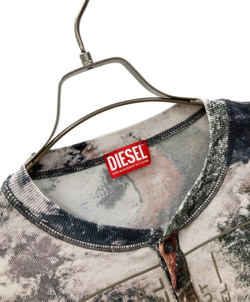 DIESEL（ディーゼル）DIESEL (ディーゼル) 長袖カットソー オリーブ サイズ:Sの古着・服飾アイテム