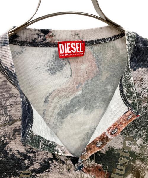 DIESEL（ディーゼル）DIESEL (ディーゼル) 長袖カットソー オリーブ サイズ:Sの古着・服飾アイテム