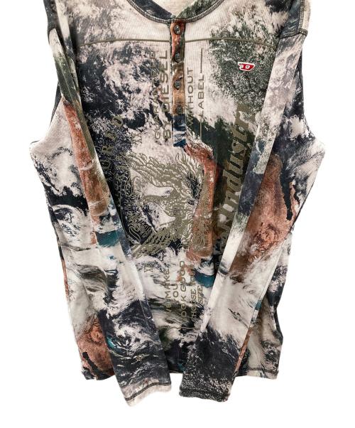 DIESEL（ディーゼル）DIESEL (ディーゼル) 長袖カットソー オリーブ サイズ:Sの古着・服飾アイテム