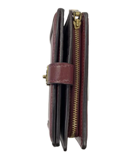 COACH（コーチ）COACH (コーチ) 財布 ハットンウォレット レッド サイズ:実寸サイズにてご確認ください。の古着・服飾アイテム