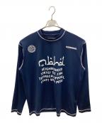 NEIGHBORHOODネイバーフッド）の古着「ロングスリーブカットソー RASH GUARD / E-CREW . LS（ラッシュ ガード イー クルー エルエス）」｜ネイビー