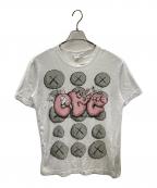 COMME des GARCONS SHIRT×KAWSコムデギャルソンシャツ×カウズ）の古着「Tシャツ」｜ホワイト