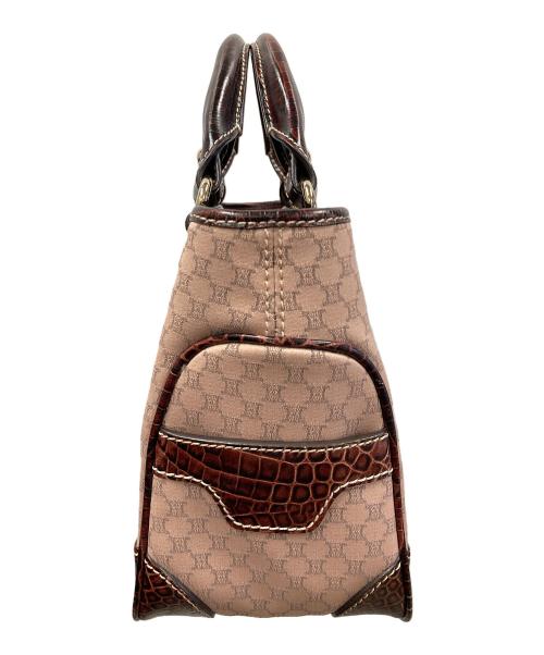 CELINE（セリーヌ）CELINE (セリーヌ) ハンドバッグ マカダム ブギーバッグ ブラウン サイズ:実寸サイズにてご確認ください。の古着・服飾アイテム