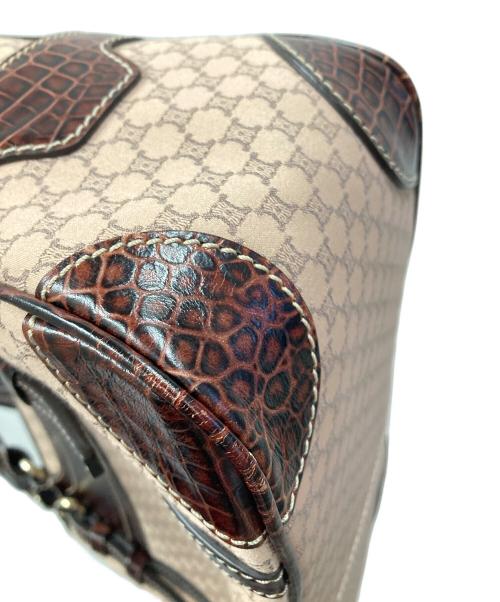 CELINE（セリーヌ）CELINE (セリーヌ) ハンドバッグ マカダム ブギーバッグ ブラウン サイズ:実寸サイズにてご確認ください。の古着・服飾アイテム