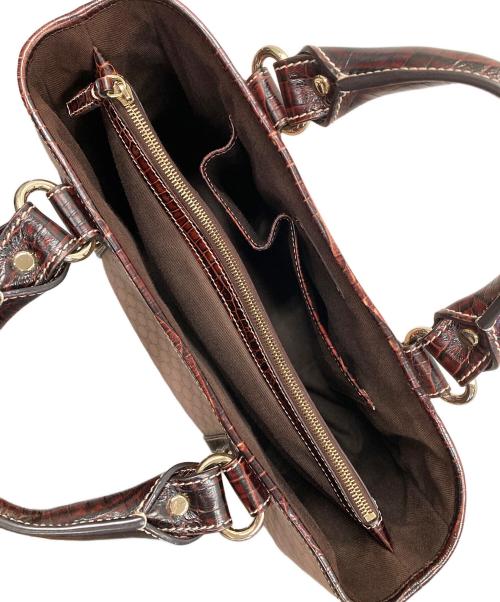 CELINE（セリーヌ）CELINE (セリーヌ) ハンドバッグ マカダム ブギーバッグ ブラウン サイズ:実寸サイズにてご確認ください。の古着・服飾アイテム