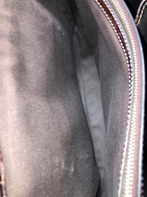 CELINE（セリーヌ）CELINE (セリーヌ) ハンドバッグ マカダム ブギーバッグ ブラウン サイズ:実寸サイズにてご確認ください。の古着・服飾アイテム