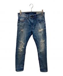 DIESEL（ディーゼル）の古着「デニムパンツ THOMMER（トマー）スリムスキニーフィットジーンズ」｜インディゴ
