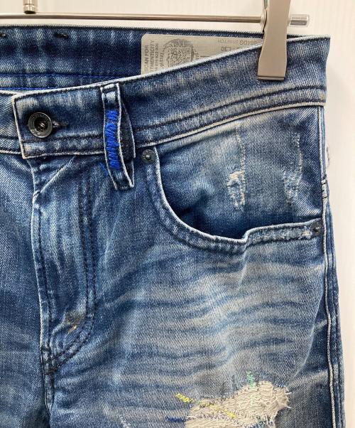 DIESEL（ディーゼル）DIESEL (ディーゼル) デニムパンツ THOMMER（トマー）スリムスキニーフィットジーンズ インディゴ サイズ:W28-L30の古着・服飾アイテム