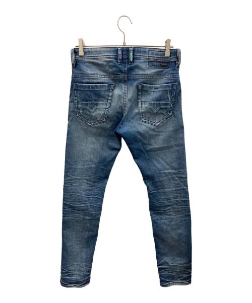 DIESEL（ディーゼル）DIESEL (ディーゼル) デニムパンツ THOMMER（トマー）スリムスキニーフィットジーンズ インディゴ サイズ:W28-L30の古着・服飾アイテム