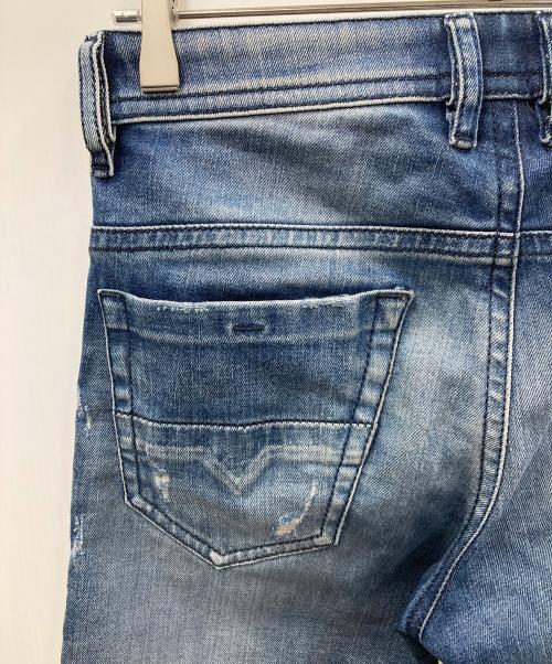 DIESEL（ディーゼル）DIESEL (ディーゼル) デニムパンツ THOMMER（トマー）スリムスキニーフィットジーンズ インディゴ サイズ:W28-L30の古着・服飾アイテム