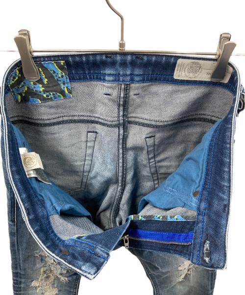 DIESEL（ディーゼル）DIESEL (ディーゼル) デニムパンツ THOMMER（トマー）スリムスキニーフィットジーンズ インディゴ サイズ:W28-L30の古着・服飾アイテム