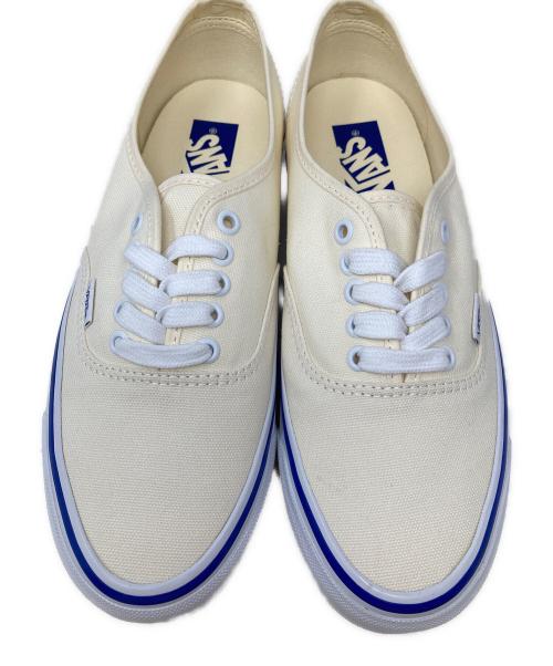 VANS（ヴァンズ）VANS (ヴァンズ) ローカットスニーカー Lx Authentic Reissue 44（エルエックス オーセンティック リイシュー フォーティーフォー） アイボリー×ブルー サイズ:CM 26.5の古着・服飾アイテム