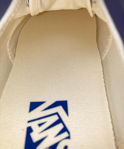 VANS（ヴァンズ）VANS (ヴァンズ) ローカットスニーカー Lx Authentic Reissue 44（エルエックス オーセンティック リイシュー フォーティーフォー） アイボリー×ブルー サイズ:CM 26.5の古着・服飾アイテム