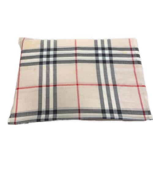 BURBERRY LONDON（バーバリーロンドン）BURBERRY LONDON (バーバリーロンドン) ジャイアントチェックスカーフ ベージュ サイズ:220×70㎝の古着・服飾アイテム