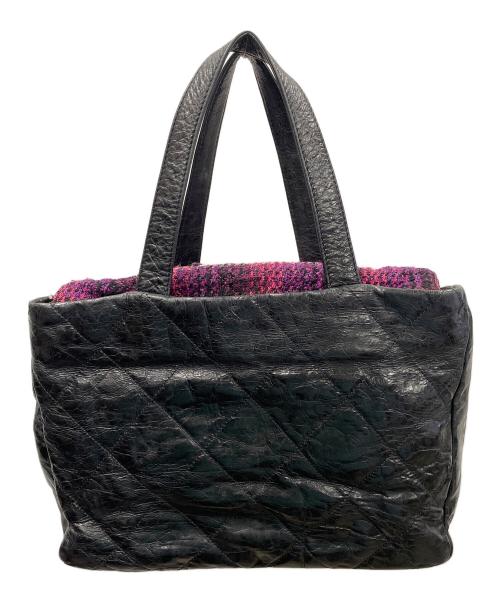 CHANEL（シャネル）CHANEL (シャネル) 2Wayチェーントートバッグ マトラッセ ポートベロー ブラック サイズ:実寸サイズにてご確認下さい。の古着・服飾アイテム