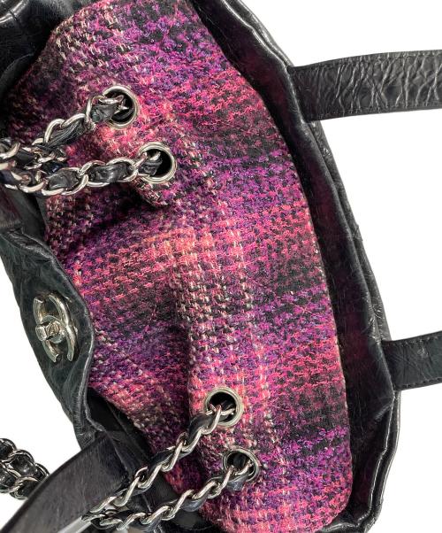 CHANEL（シャネル）CHANEL (シャネル) 2Wayチェーントートバッグ マトラッセ ポートベロー ブラック サイズ:実寸サイズにてご確認下さい。の古着・服飾アイテム