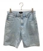 HUFハフ）の古着「ハーフパンツ BAYVIEW SHORT（ベイビュー ショート）」｜インディゴ