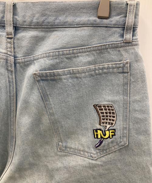 HUF（ハフ）HUF (ハフ) ハーフパンツ BAYVIEW SHORT（ベイビュー ショート） インディゴ サイズ:30の古着・服飾アイテム