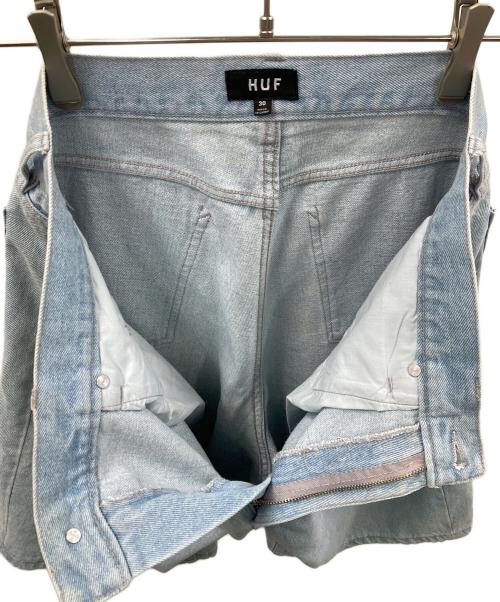 HUF（ハフ）HUF (ハフ) ハーフパンツ BAYVIEW SHORT（ベイビュー ショート） インディゴ サイズ:30の古着・服飾アイテム
