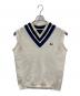 FRED PERRY（フレッドペリー）の古着「ニットベスト」｜ホワイト