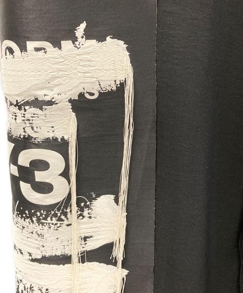 Y-3（ワイスリー）Y-3 (ワイスリー) ワイドパンツ M SP PUN PANTS（スポーツ ユニフォーム パッチ パンツ） ブラック サイズ:M/Mの古着・服飾アイテム