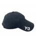 中古・古着 Y-3 (ワイスリー) ロゴキャップ CH1 CAP ブラック サイズ:58cm：5000円
