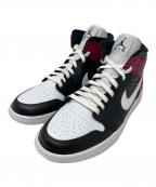NIKEナイキ）の古着「ハイカットスニーカー Women's Air Jordan 1 Mid（ウィメンズ エアジョーダン1 ミッド）」｜ブラック×パープル