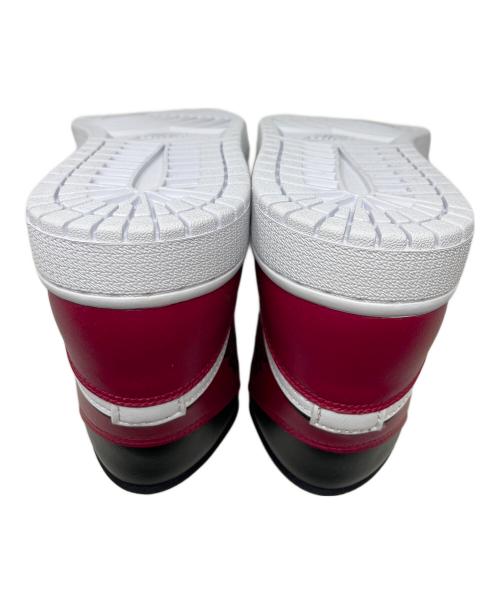 NIKE（ナイキ）NIKE (ナイキ) ハイカットスニーカー Women's Air Jordan 1 Mid（ウィメンズ エアジョーダン1 ミッド） ブラック×パープル サイズ:26.5㎝の古着・服飾アイテム