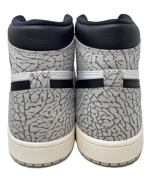 NIKE（ナイキ）NIKE (ナイキ) ハイカットスニーカー Air Jordan 1 High OG（エアジョーダン1 ハイ OG） ホワイト×グレー サイズ:28cm 未使用品の古着・服飾アイテム