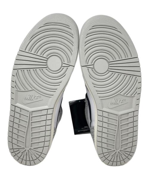NIKE（ナイキ）NIKE (ナイキ) ハイカットスニーカー Air Jordan 1 High OG（エアジョーダン1 ハイ OG） ホワイト×グレー サイズ:28cm 未使用品の古着・服飾アイテム