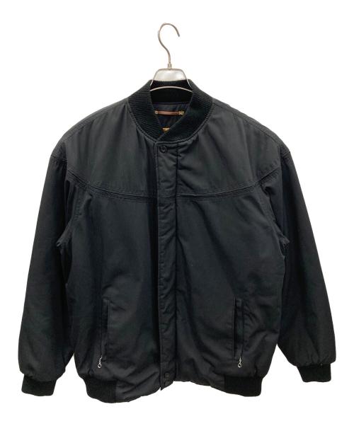 Derby of SanFrancisco（ダービーオブサンフランシスコ）Derby of SanFrancisco (ダービーオブサンフランシスコ) MA-1ジャケット CLASSIC DERBY JACKET（クラシック ダービー ジャケット） ブラック サイズ:XLの古着・服飾アイテム