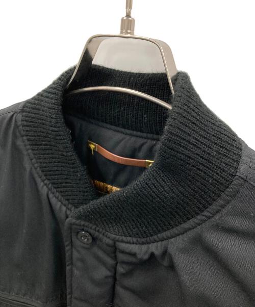 Derby of SanFrancisco（ダービーオブサンフランシスコ）Derby of SanFrancisco (ダービーオブサンフランシスコ) MA-1ジャケット CLASSIC DERBY JACKET（クラシック ダービー ジャケット） ブラック サイズ:XLの古着・服飾アイテム