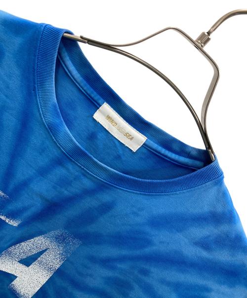 WIND AND SEA（ウィンダンシー）WIND AND SEA (ウィンダンシー) タイダイ柄ロングスリーブカットソー ブルー×ホワイト サイズ:Lの古着・服飾アイテム