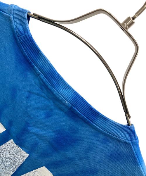 WIND AND SEA（ウィンダンシー）WIND AND SEA (ウィンダンシー) タイダイ柄ロングスリーブカットソー ブルー×ホワイト サイズ:Lの古着・服飾アイテム