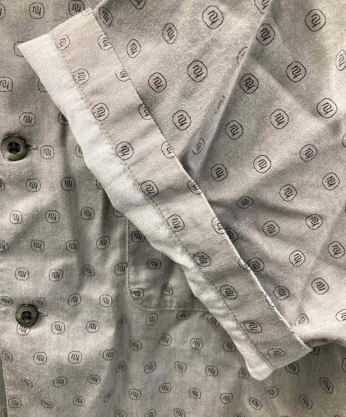 NEIGHBORHOOD（ネイバーフッド）NEIGHBORHOOD (ネイバーフッド) アロハシャツ MONOGRAM PATTERN HAWAIIAN SHIRT（モノグラム パターン ハワイアン シャツ） グレー サイズ:Lの古着・服飾アイテム