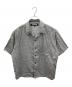 NEIGHBORHOOD（ネイバーフッド）の古着「アロハシャツ MONOGRAM PATTERN HAWAIIAN SHIRT（モノグラム パターン ハワイアン シャツ）」｜グレー