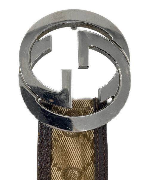 GUCCI（グッチ）GUCCI (グッチ) レザーベルト サイズ:実寸サイズにてご確認ください。の古着・服飾アイテム