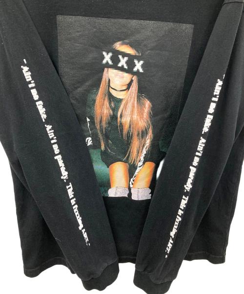 GOD SELECTION XXX（ゴッド セレクション トリプルエックス）GOD SELECTION XXX (ゴッド セレクション トリプルエックス) プリントTシャツ ブラック サイズ:XLの古着・服飾アイテム