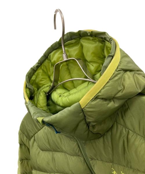 ARC'TERYX（アークテリクス）ARC'TERYX (アークテリクス) ダウンジャケット セリウム LT フーディ 黄緑 サイズ:MEN'S Mの古着・服飾アイテム