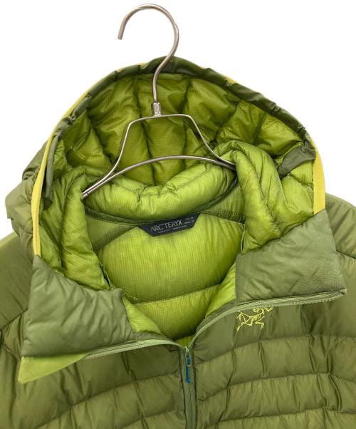 ARC'TERYX（アークテリクス）ARC'TERYX (アークテリクス) ダウンジャケット セリウム LT フーディ 黄緑 サイズ:MEN'S Mの古着・服飾アイテム