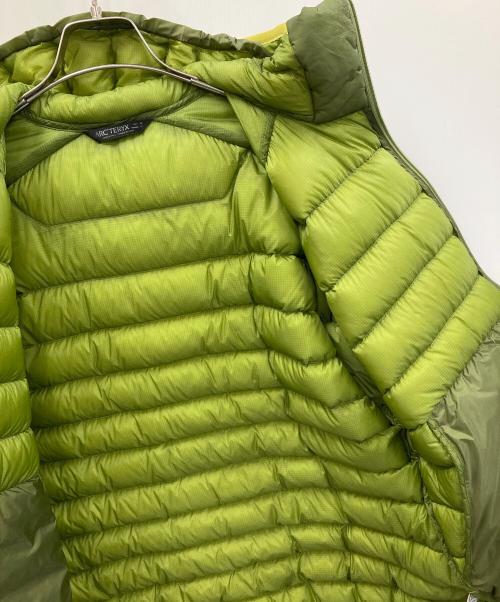 ARC'TERYX（アークテリクス）ARC'TERYX (アークテリクス) ダウンジャケット セリウム LT フーディ 黄緑 サイズ:MEN'S Mの古着・服飾アイテム