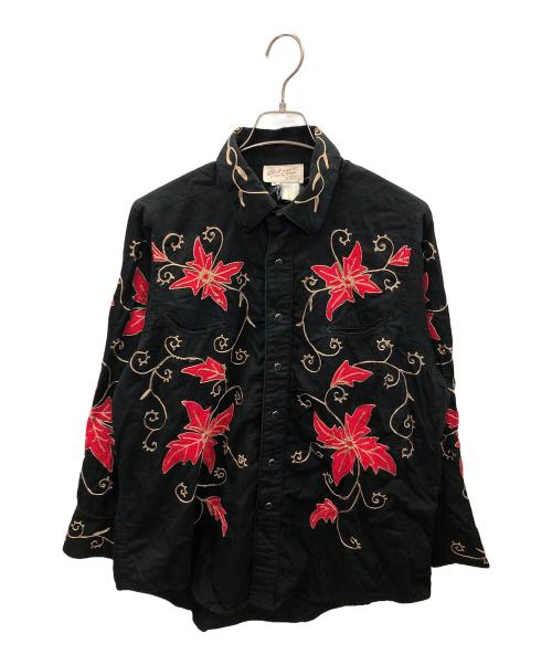 Rockmount Ranch Wear（ロックマウントランチウェア）Rockmount Ranch Wear (ロックマウントランチウェア) ウエスタンシャツ ブラック サイズ:Lの古着・服飾アイテム