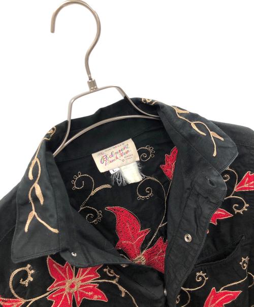 Rockmount Ranch Wear（ロックマウントランチウェア）Rockmount Ranch Wear (ロックマウントランチウェア) ウエスタンシャツ ブラック サイズ:Lの古着・服飾アイテム