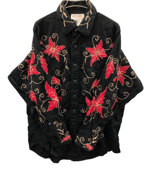 Rockmount Ranch Wear（ロックマウントランチウェア）Rockmount Ranch Wear (ロックマウントランチウェア) ウエスタンシャツ ブラック サイズ:Lの古着・服飾アイテム