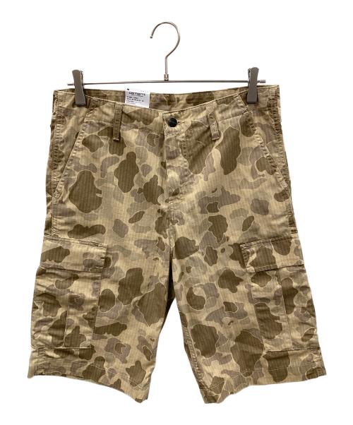 CarHartt（カーハート）CarHartt (カーハート) カーゴハーフパンツ Regular Cargo Short（レギュラー カーゴ ショート） ベージュ サイズ:30 未使用品の古着・服飾アイテム