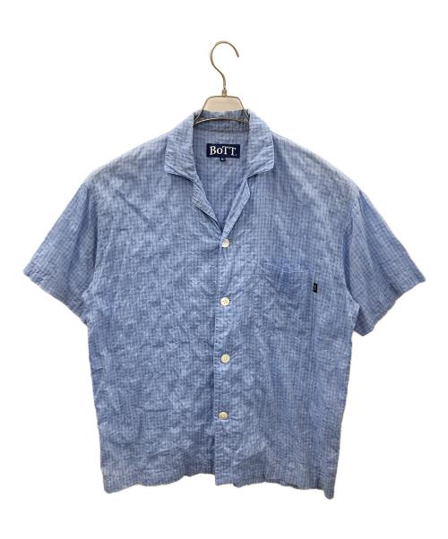 BoTT（ボット）BoTT (ボット) 半袖シャツ ブルー サイズ:Mの古着・服飾アイテム