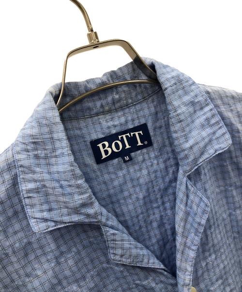 BoTT（ボット）BoTT (ボット) 半袖シャツ ブルー サイズ:Mの古着・服飾アイテム