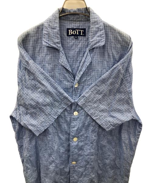 BoTT（ボット）BoTT (ボット) 半袖シャツ ブルー サイズ:Mの古着・服飾アイテム