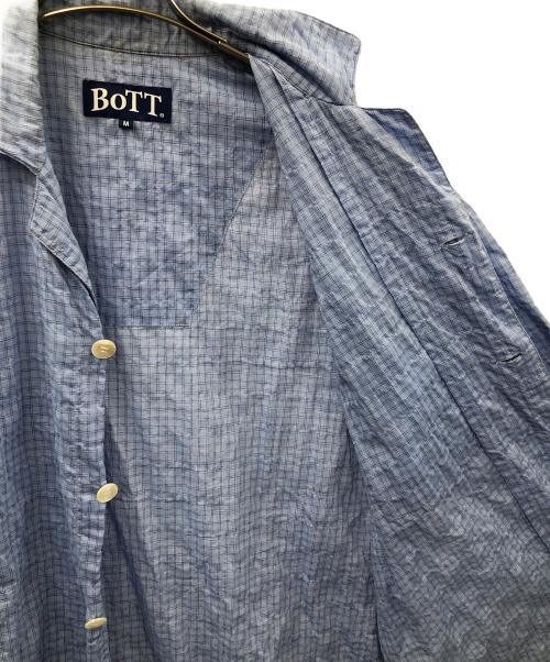 BoTT（ボット）BoTT (ボット) 半袖シャツ ブルー サイズ:Mの古着・服飾アイテム